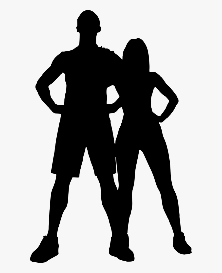 Free Photo Crossfit Bodybuilding Fit Sports Fitness - Man Woman Fitness Silhouette, Transparent Clipart