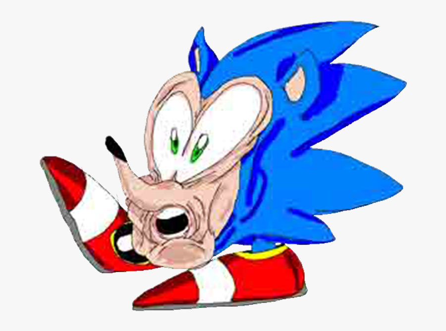 Thunderbolt Drawing Sonic The Hedgehog Transparent - Drawing Of Sonic The Hedgehog, Transparent Clipart
