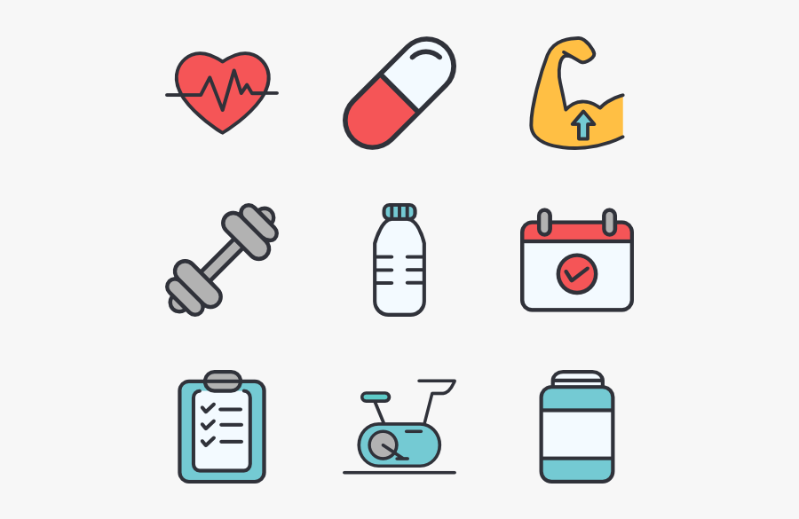 Fitness Clipart Components - Components Of Fitness Clipart, Transparent Clipart