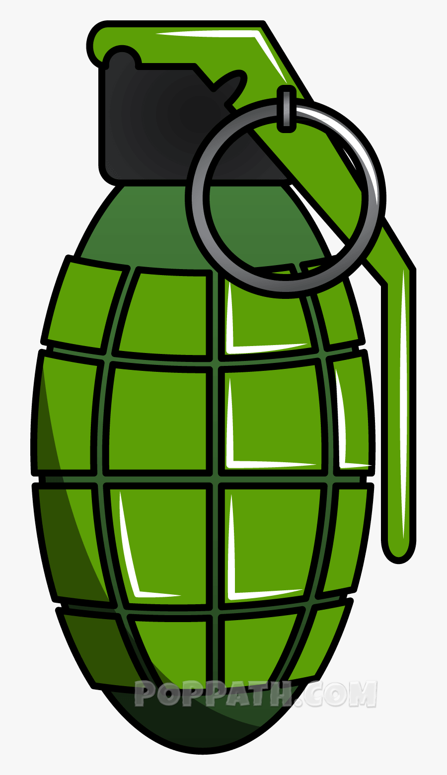 Clip Art Grenade Drawing - Tear Gas Grenade Smoke, Transparent Clipart