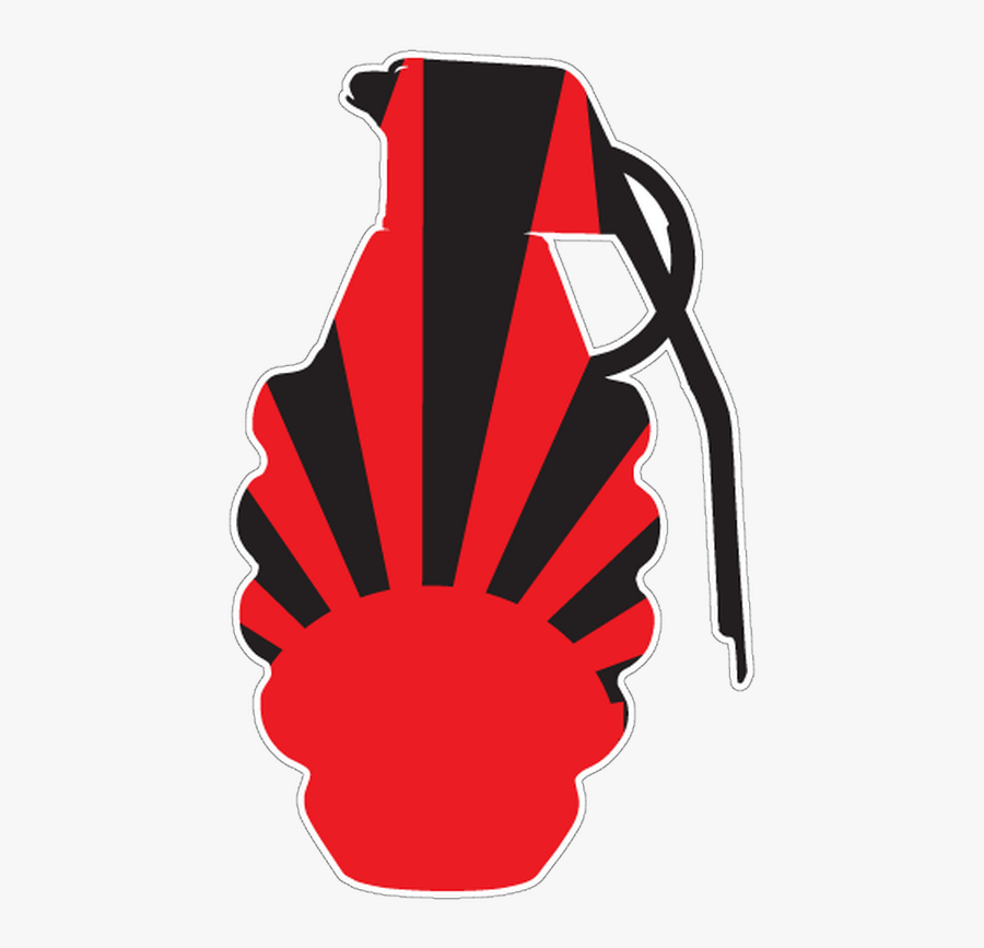 Jdm Grenade Japanese Flag Decal, Transparent Clipart