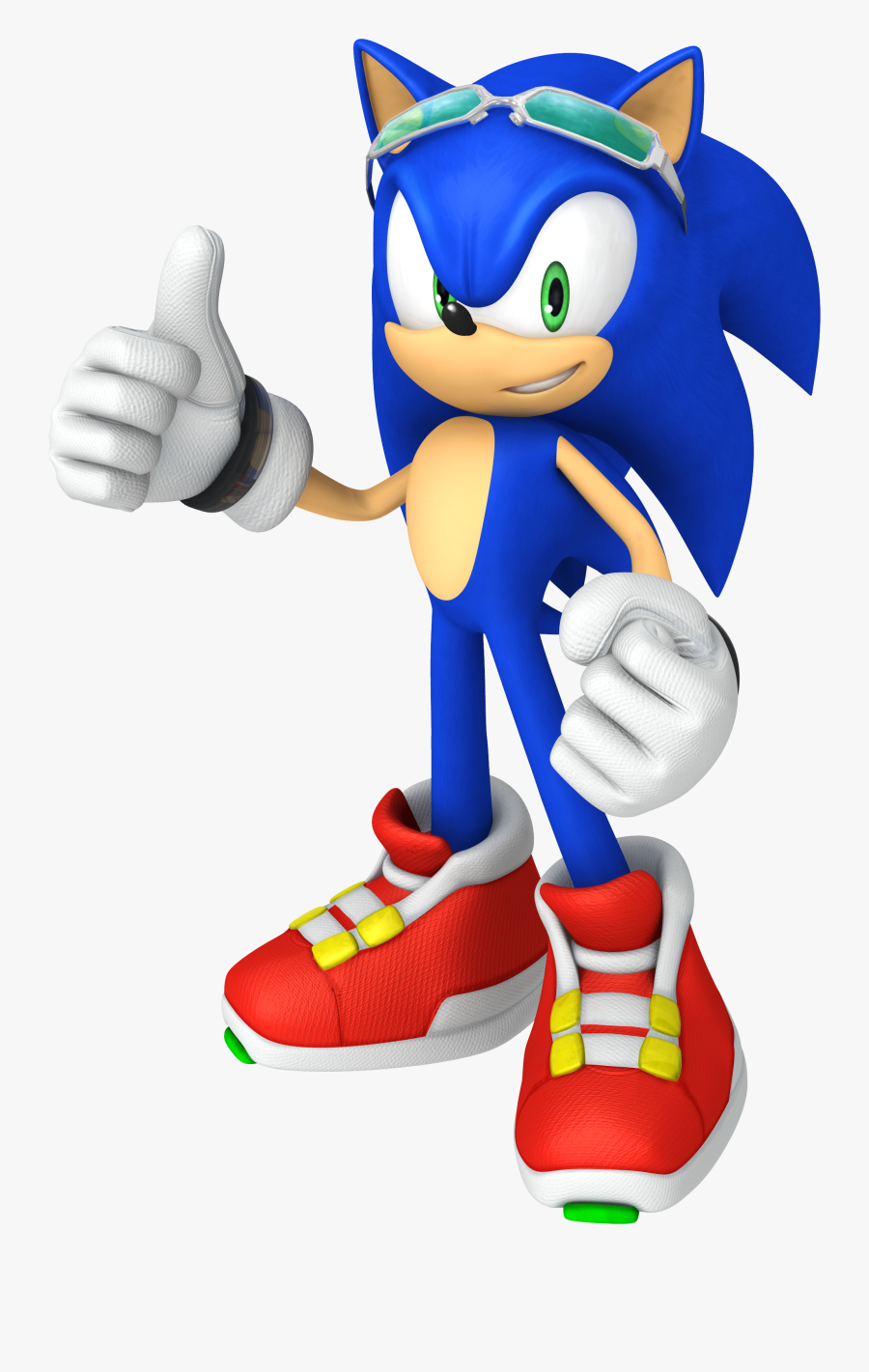 File Sfr Sonic Png Sonic Retro Cartoon Statue Tools - Sonic The Hedgehog Sonic Free Riders, Transparent Clipart