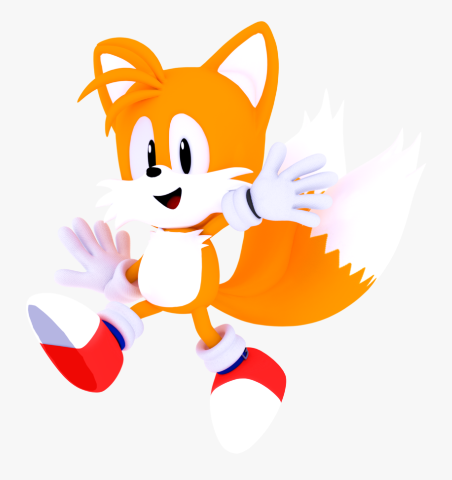 Free Download Tails Clipart Tails Sonic Lost World - Classic Tails Mania Pose, Transparent Clipart