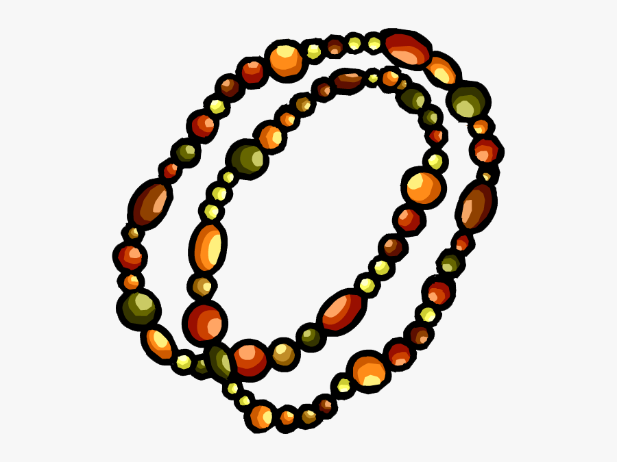 Clip Art Jewelry Black And - Bead Necklace Clipart, Transparent Clipart