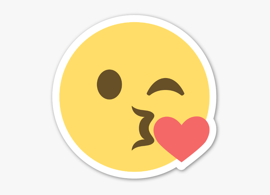 Transparent Beso Png - India Flag Heart Emoji, Transparent Clipart