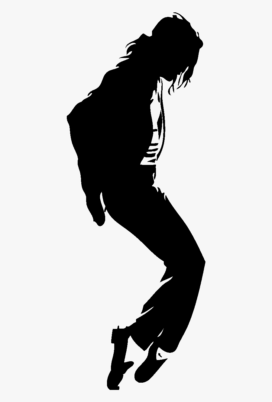 Free Silhouette Thriller Mural Clip Art - Michael Jackson Dance Pose, Transparent Clipart