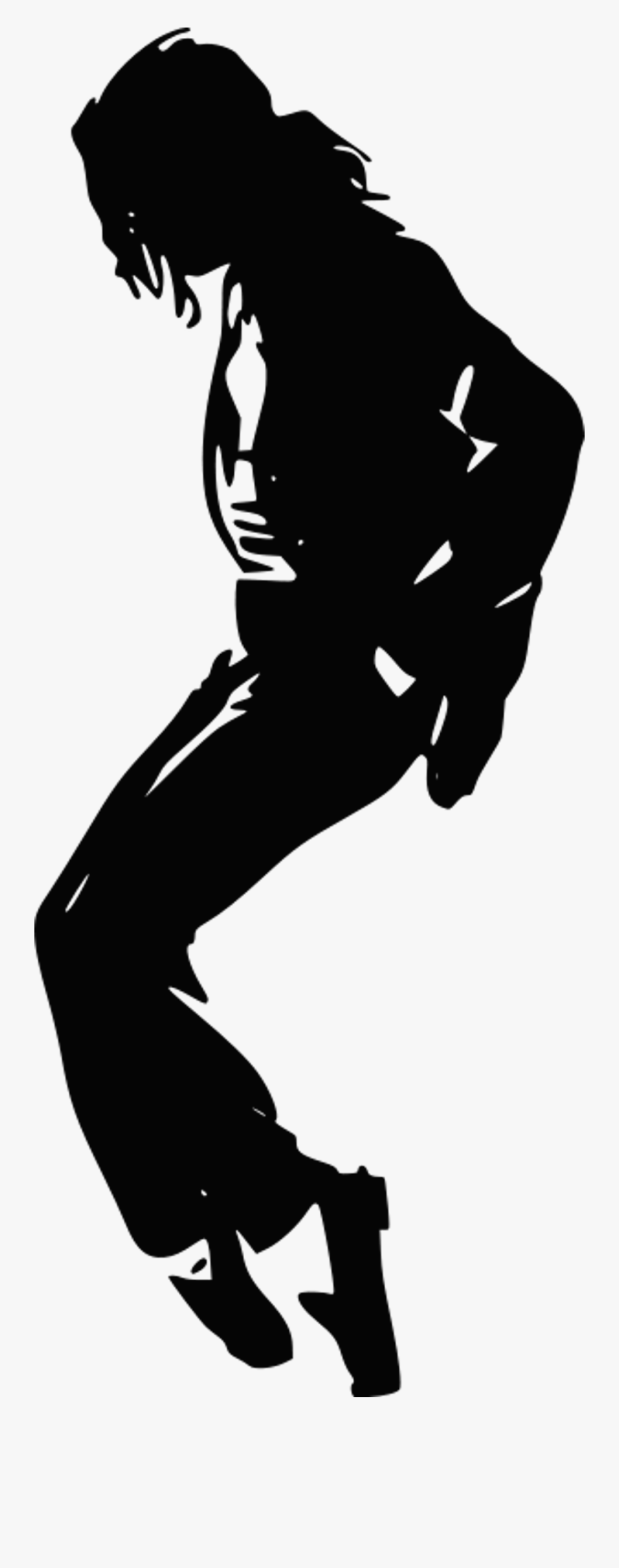 Moonwalk Silhouette King Of Pop Clip Art - Michael Jackson Black And White Art, Transparent Clipart