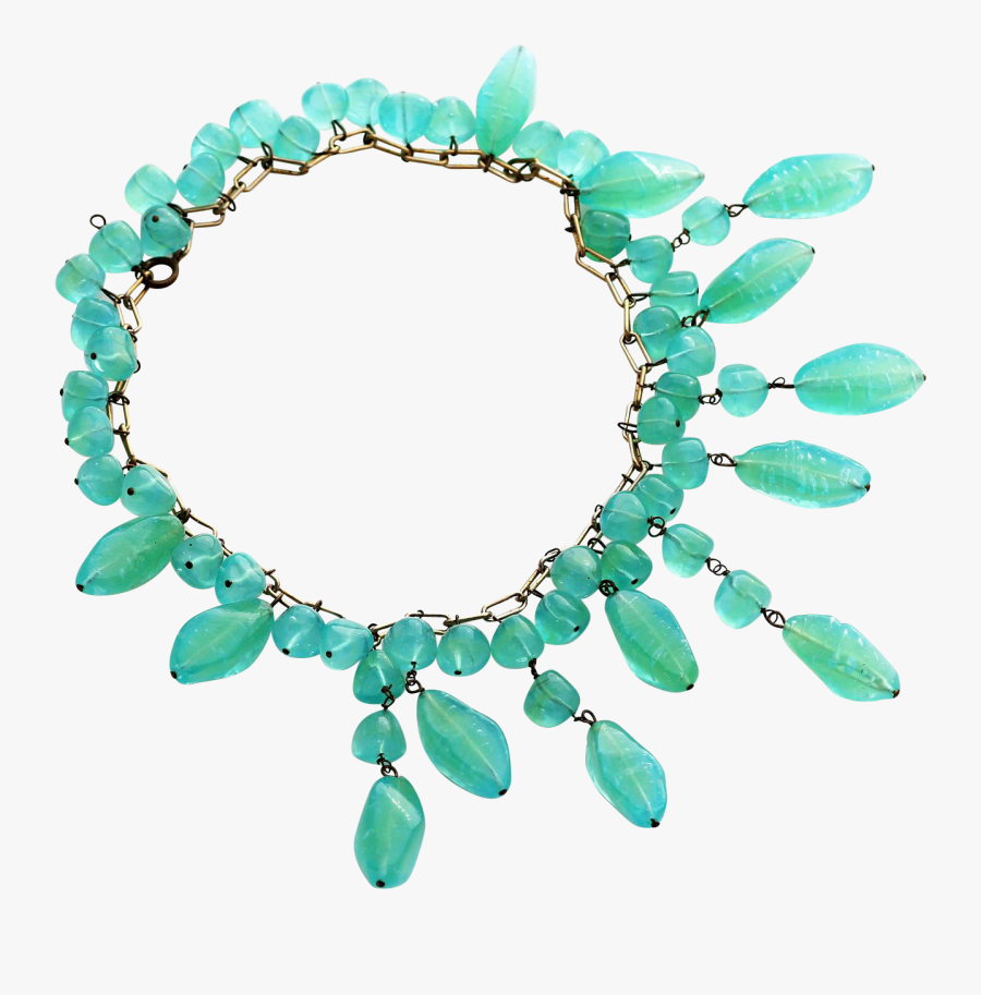 Necklace Clipart Glass Bead - Necklace, Transparent Clipart