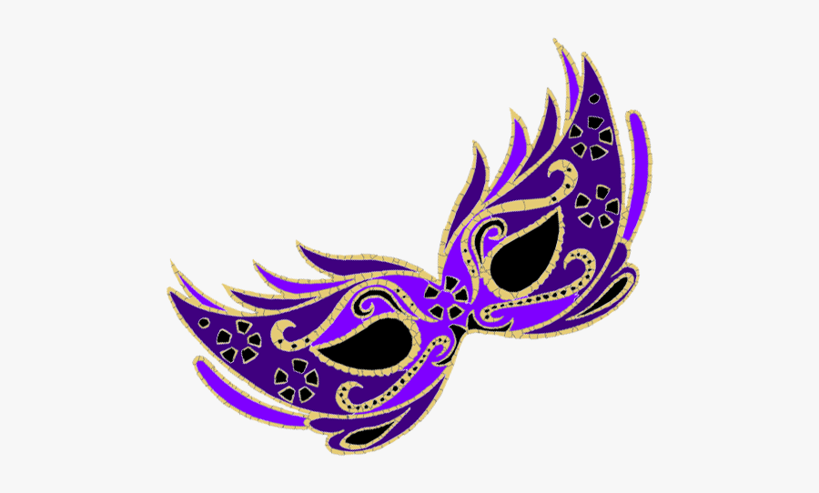 Vector Transparent Library Mask Pleasurable Masks Purple - Clip Art Mardi Gras Masks, Transparent Clipart