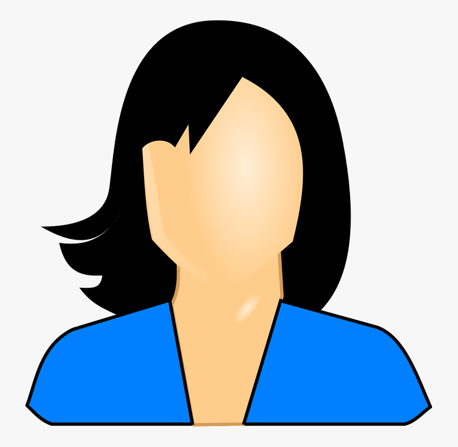 Test - Female User Icon, Transparent Clipart