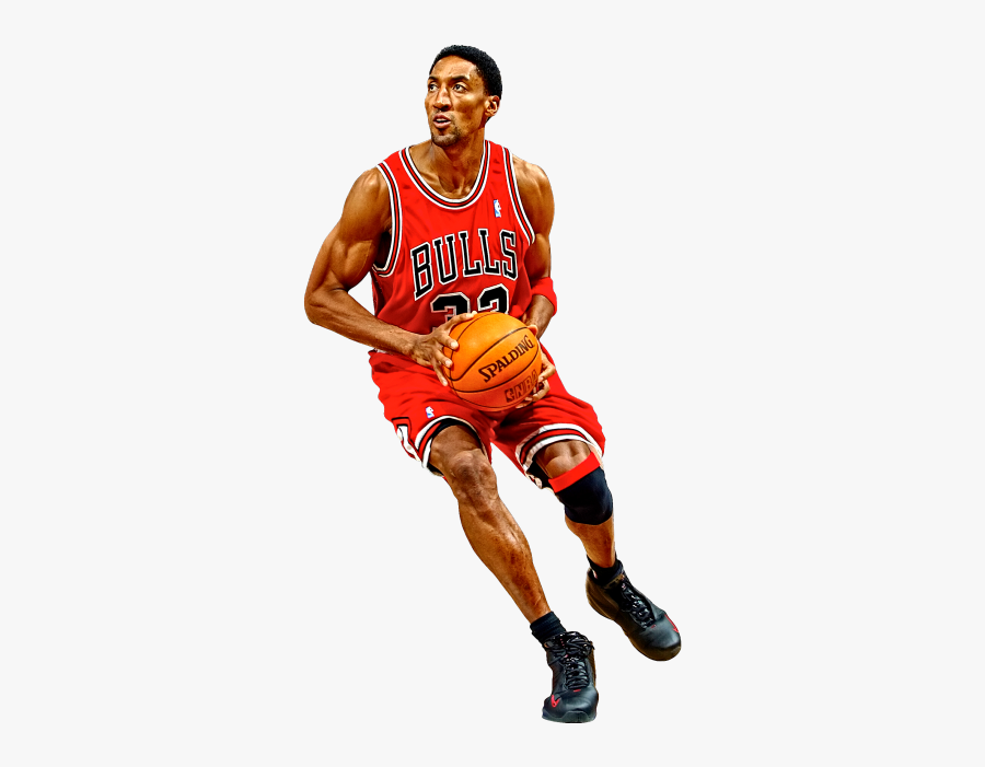 Clipart Basketball Game - Scottie Pippen No Background, Transparent Clipart