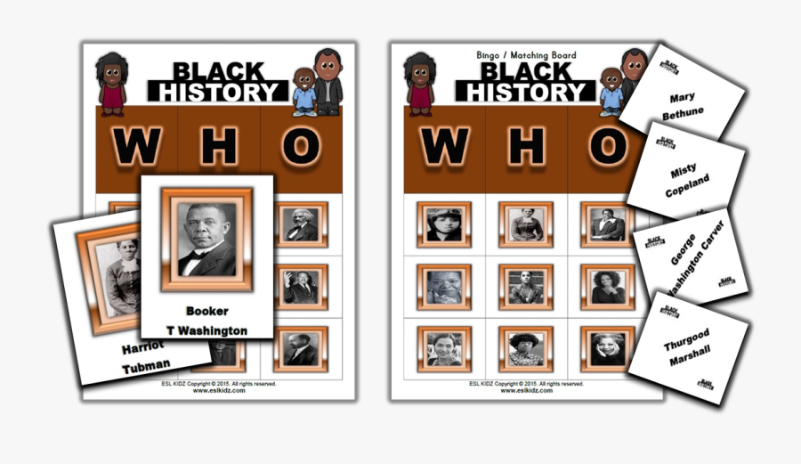 Picture - Black History Games Printable, Transparent Clipart