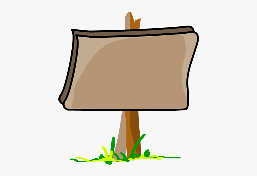 Clip Art Thanksgiving Signboard Message - Cartoon Sign Board Png, Transparent Clipart