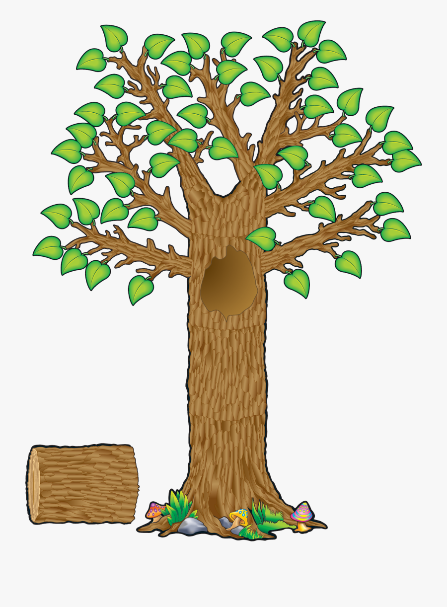 Tcr4405 Seasonal Tree Bulletin Board Display Set Image - Display Board For Tree, Transparent Clipart