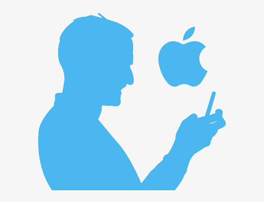 Silhouette Of Steve Jobs, Transparent Clipart