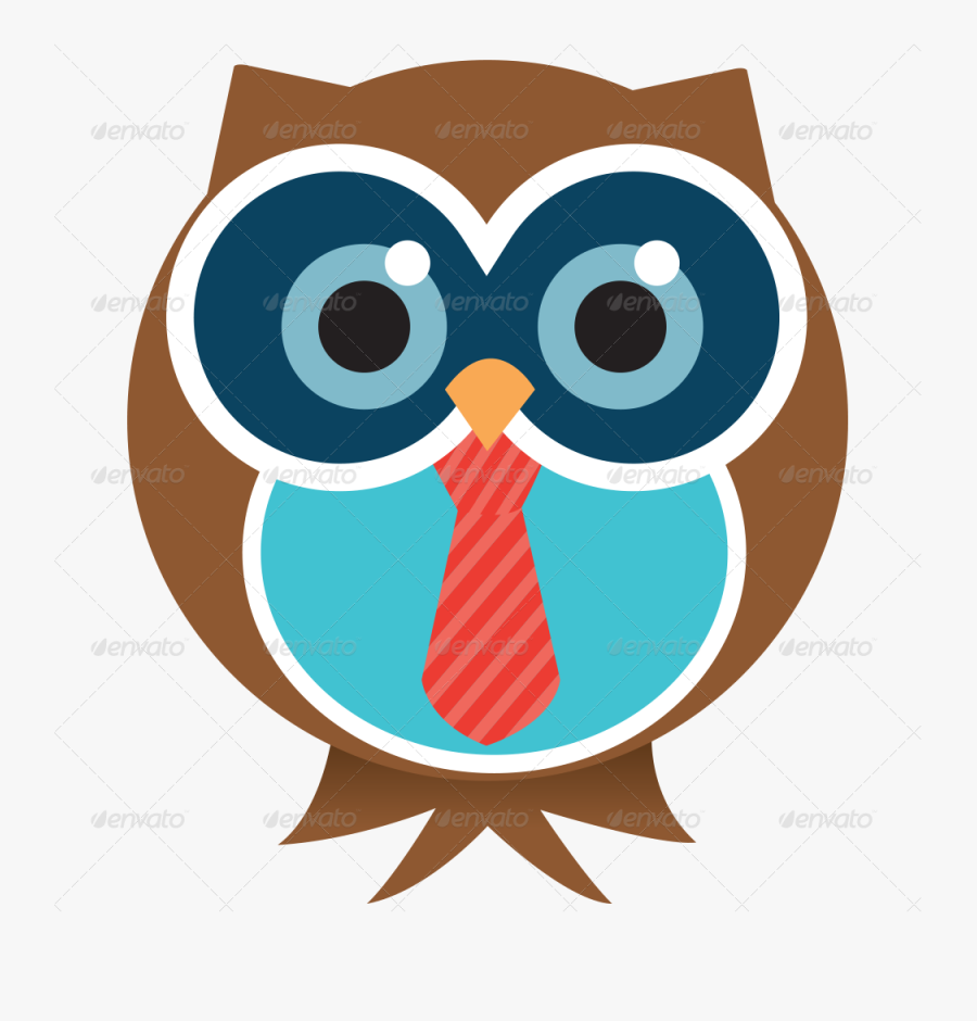 Geek Owls, Transparent Clipart