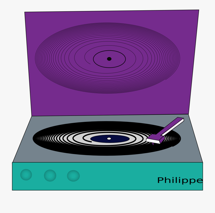 Phonograph Record, Transparent Clipart