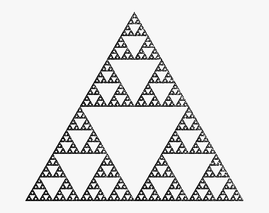 Sierpinski's Triangle, Transparent Clipart