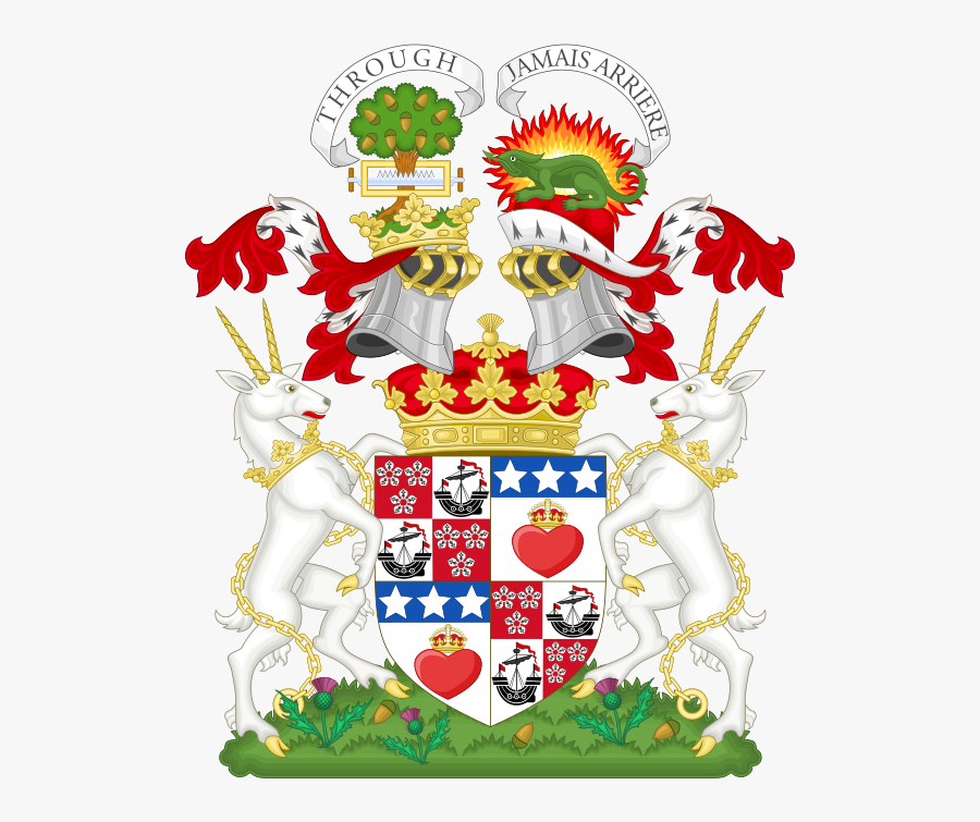 Coat Of Arms Of The Duke Of Hamilton And Brandon - Duke Of Hamilton Family Crest, Transparent Clipart