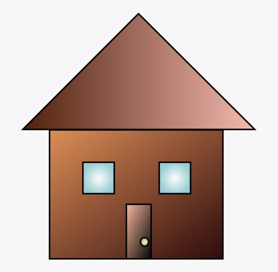 Basic House - Simple Small House Clipart, Transparent Clipart