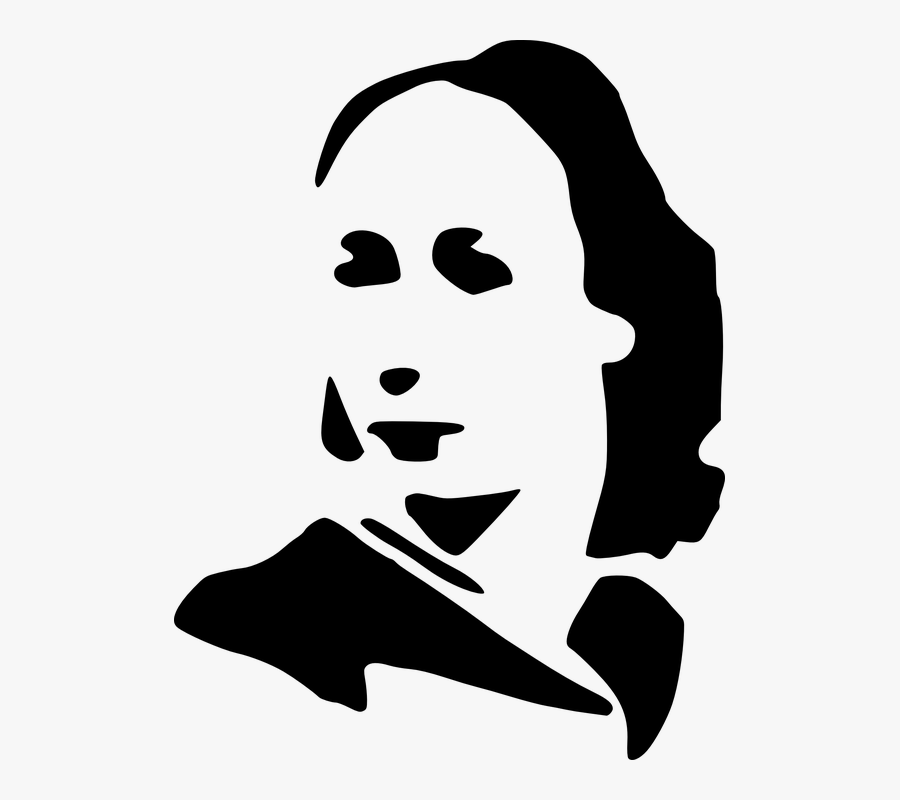 Woman Person Face - Louise Michel Stencil, Transparent Clipart