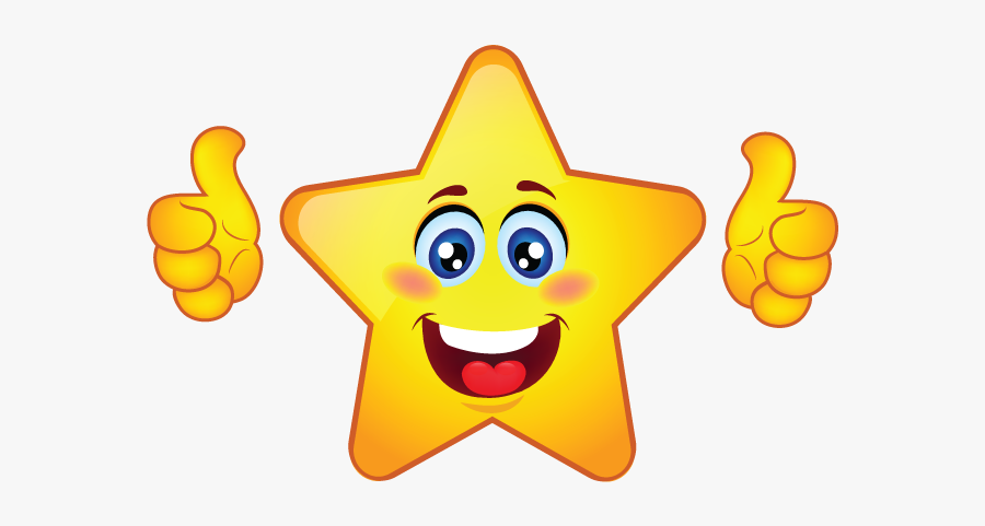 Thumbs Up Star Png, Transparent Clipart