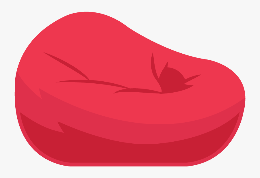 Collection Of Free Bean - Clipart Bean Bag Chair, Transparent Clipart