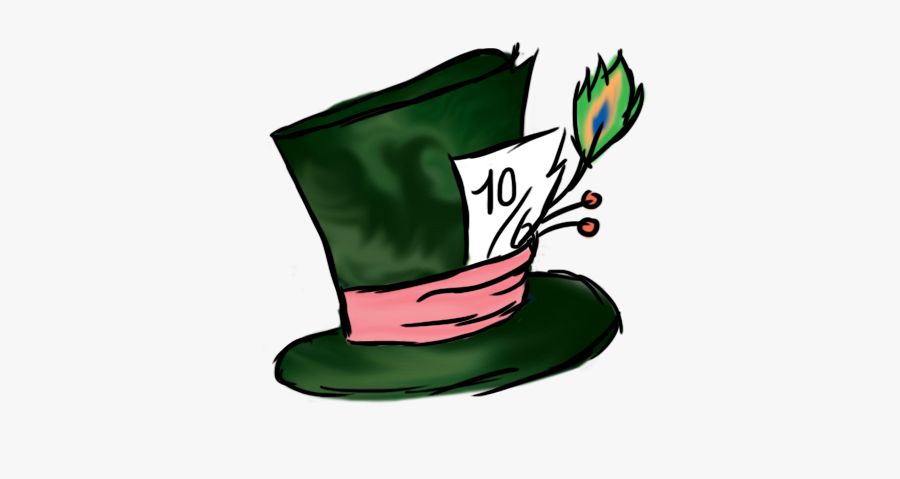 The Mad Hatter March Hare Alice"s Adventures In Wonderland - Clip Art Mad Hatter Hat, Transparent Clipart