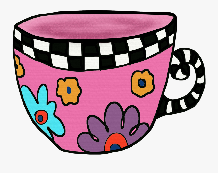 I See Some Of You Are Eying The Eclairs - Tea Party Alice In Wonderland Tea Cups Clip Art Transparent, Transparent Clipart