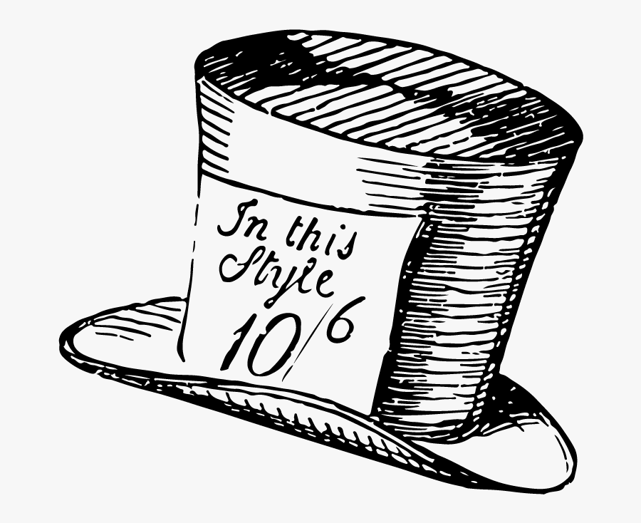 Mad Hatter Clipart, Transparent Clipart
