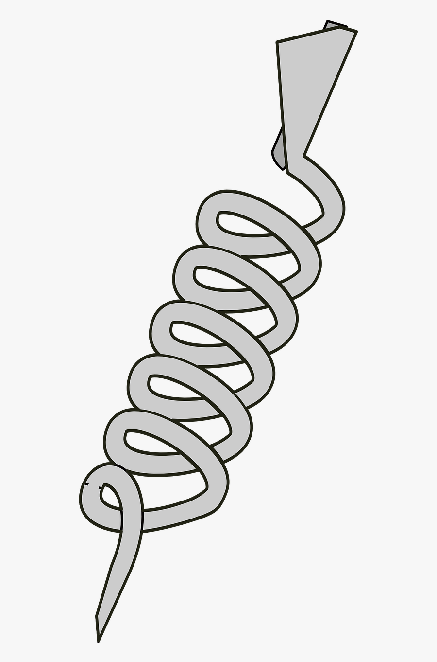 Transparent Corkscrew Clipart - Corkscrew Cartoon Free, Transparent Clipart