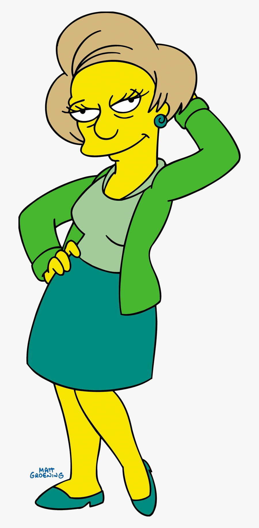 Tgif Funny Fix For December 12, - Edna Krabappel Real Life, Transparent Clipart