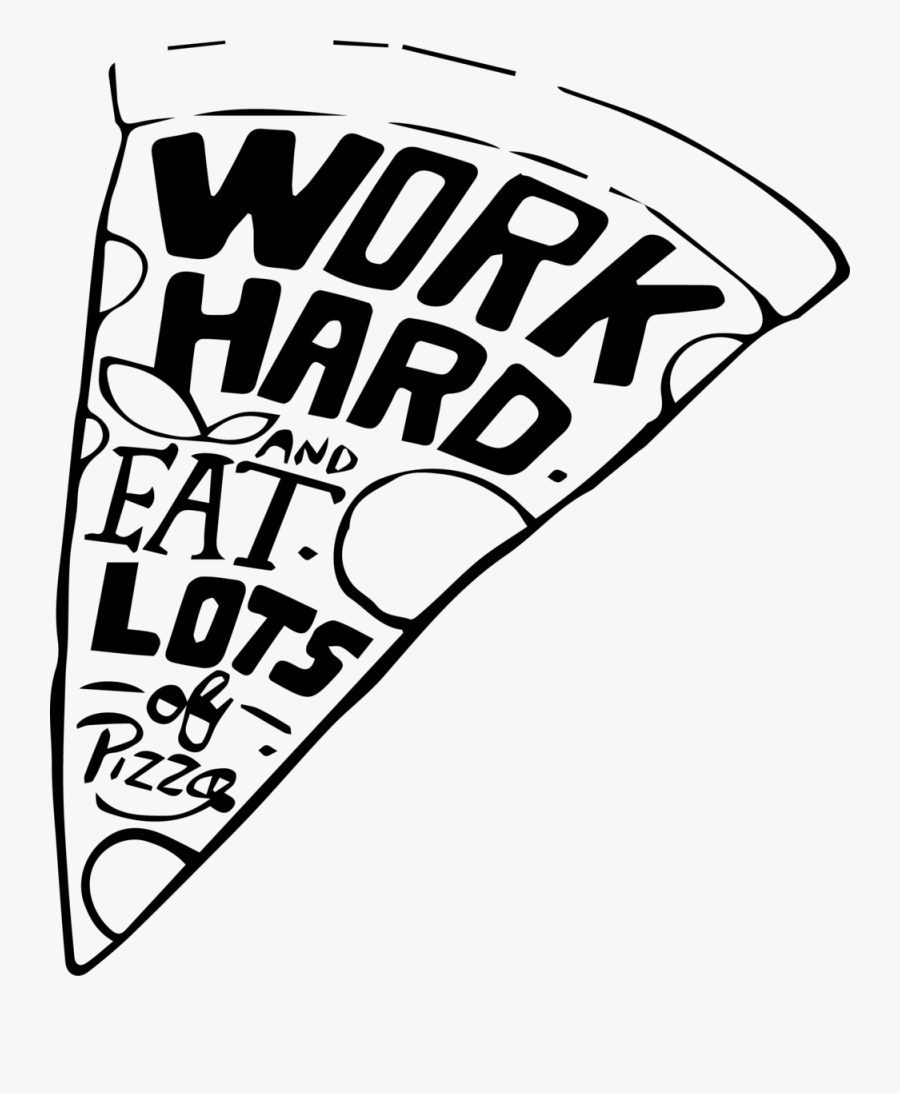 Pizza Party For Hard Work, Transparent Clipart