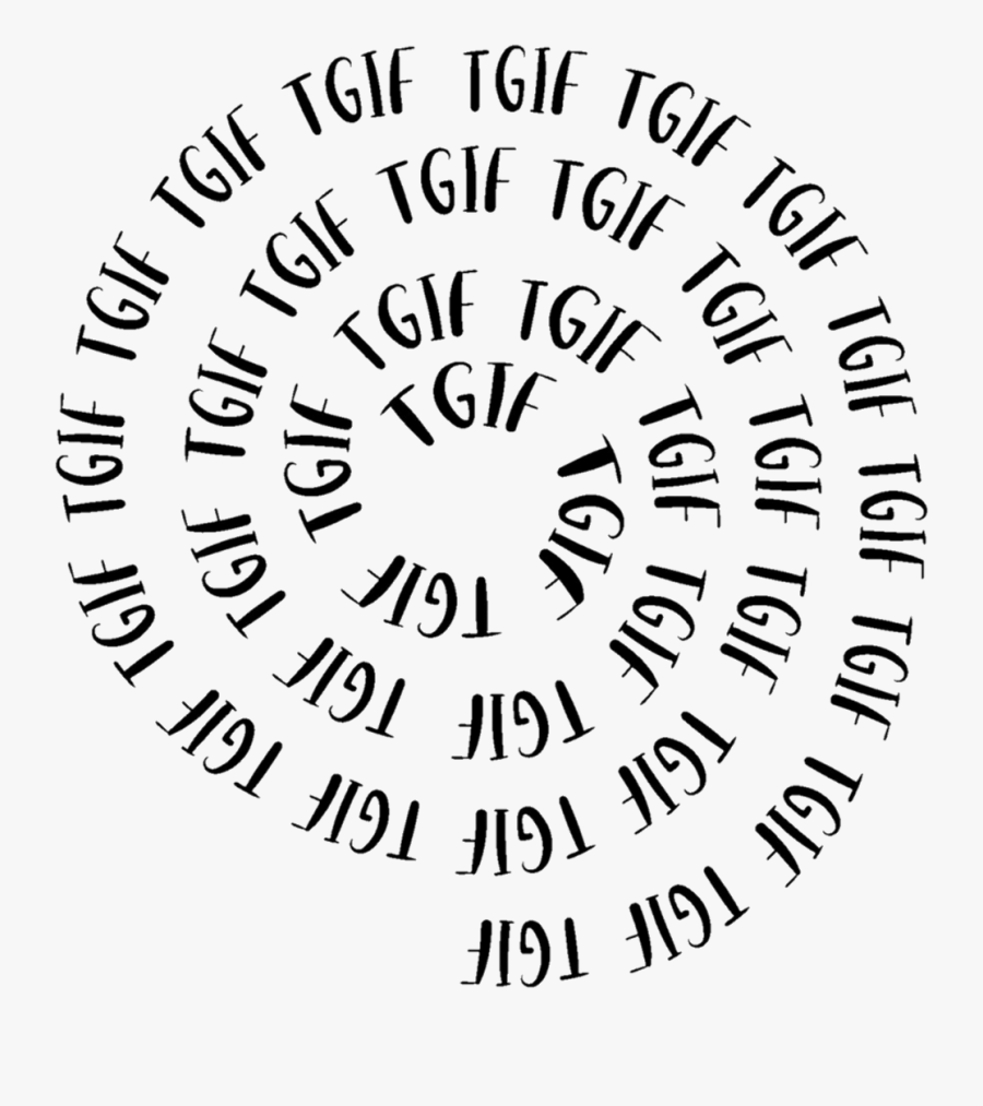 #friday #tgif #ftetgif - Circle, Transparent Clipart