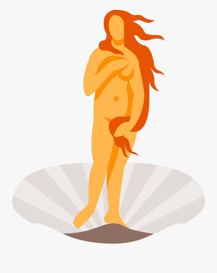 The Birth Of Venus Icon - Birth Of Venus Icon, Transparent Clipart