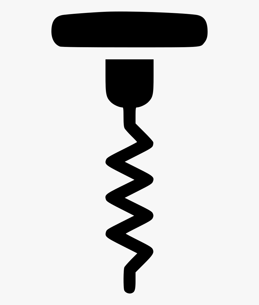 Transparent Cork Screw Clipart - Screw Cork Png, Transparent Clipart