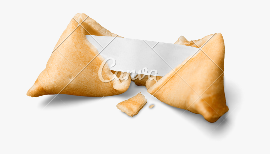 Transparent Fortune Cookie Clipart - Fortune Cookies With Piece Paper, Transparent Clipart