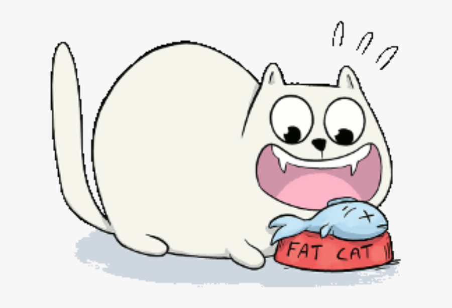 Fat Cat Hangouts, Transparent Clipart