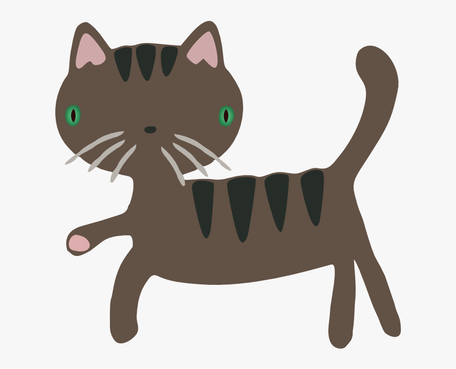 Free Gray Cat Clipart - Stray Cat Clipart, Transparent Clipart