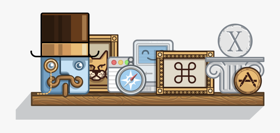 Mac Os X Tarihçesi - Mac Os X History, Transparent Clipart