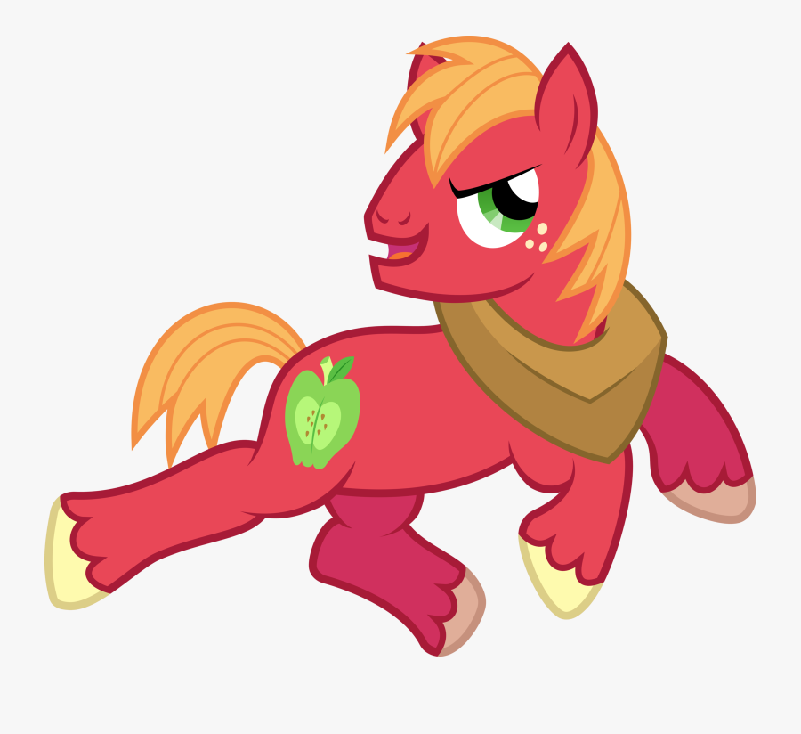 Pony Applejack Big Mcintosh Mammal Fictional Character - Vector Big Mac Mlp, Transparent Clipart