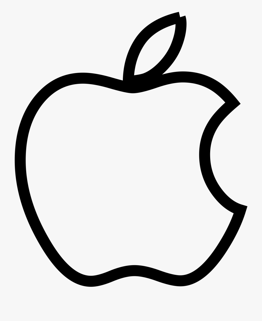Apple Logo Drawing At Getdrawings - Apple Logo Color Page, Transparent Clipart