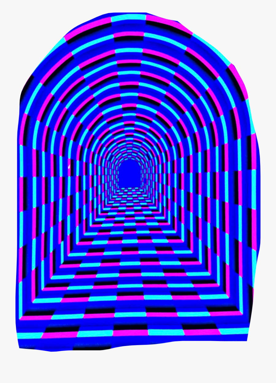 #background #pink #blue #checkered #tunnel #freetoedit - Electro Threads Wall Tapestry, Transparent Clipart