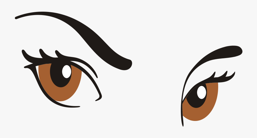 Download Eyes Png - Girl Eyes Cartoon Png, Transparent Clipart