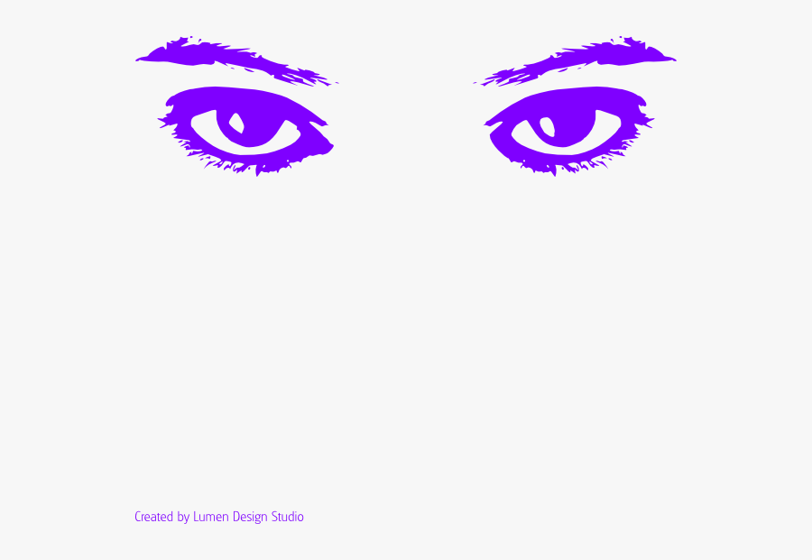 Purple Eyes Clip Art At Clker - Eyes Clip Art, Transparent Clipart
