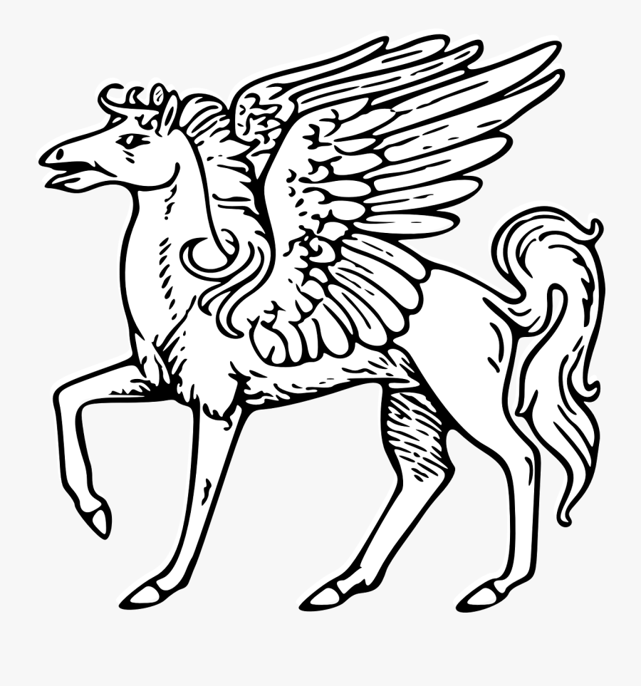 Pegasus Clipart, Transparent Clipart