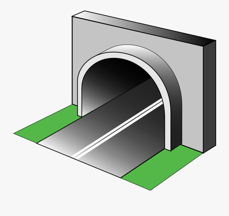 Tunnel Icon, Transparent Clipart