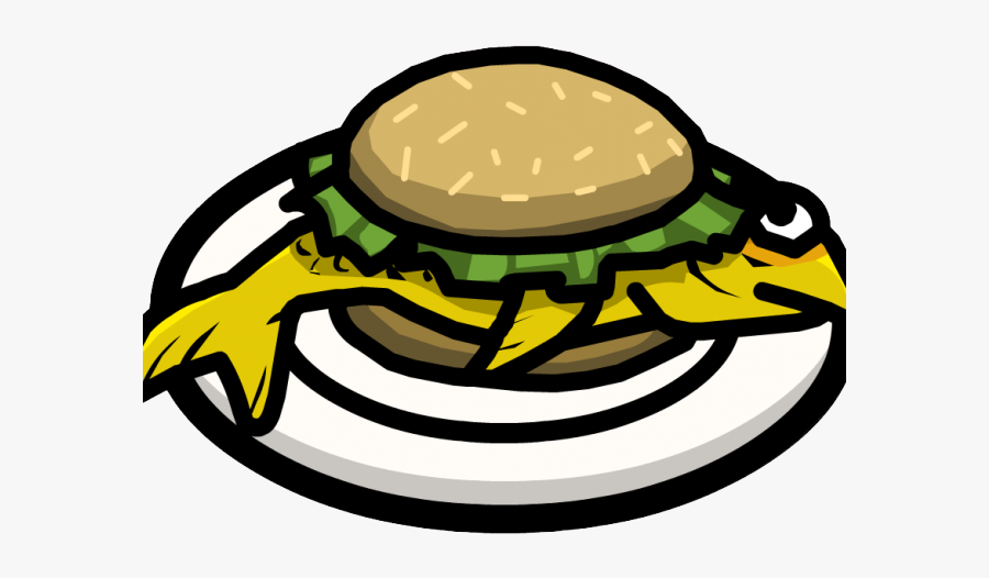 Fish Sandwich Clipart, Transparent Clipart