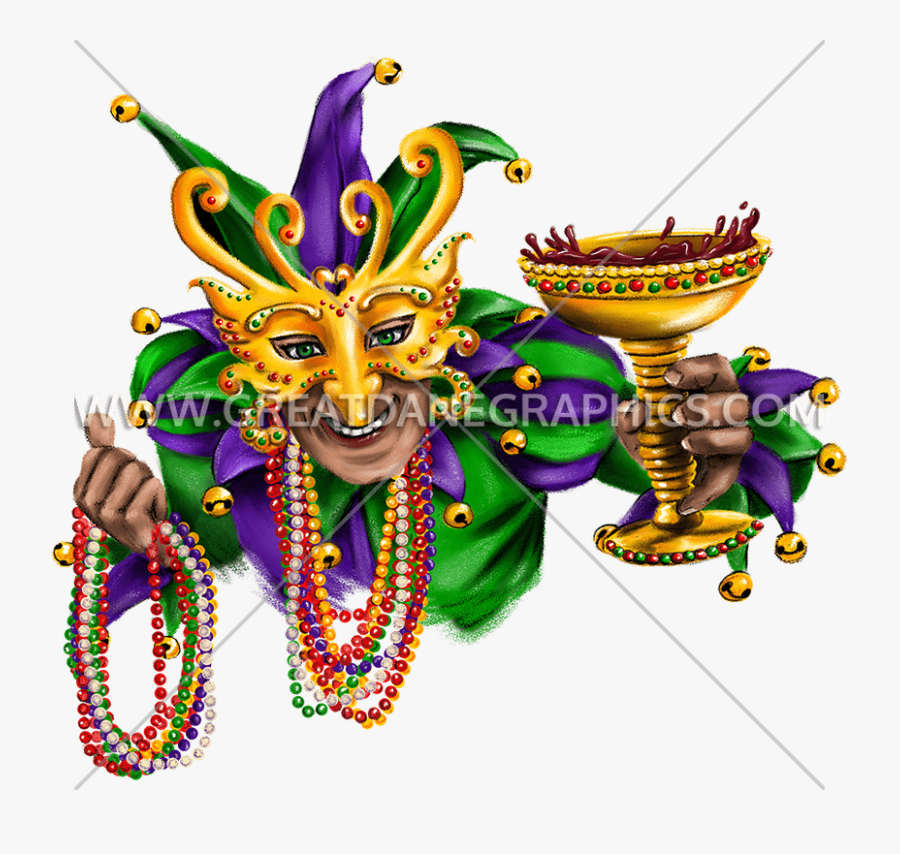 Mardi Gras Jester - Mardi Gras Jester Art, Transparent Clipart