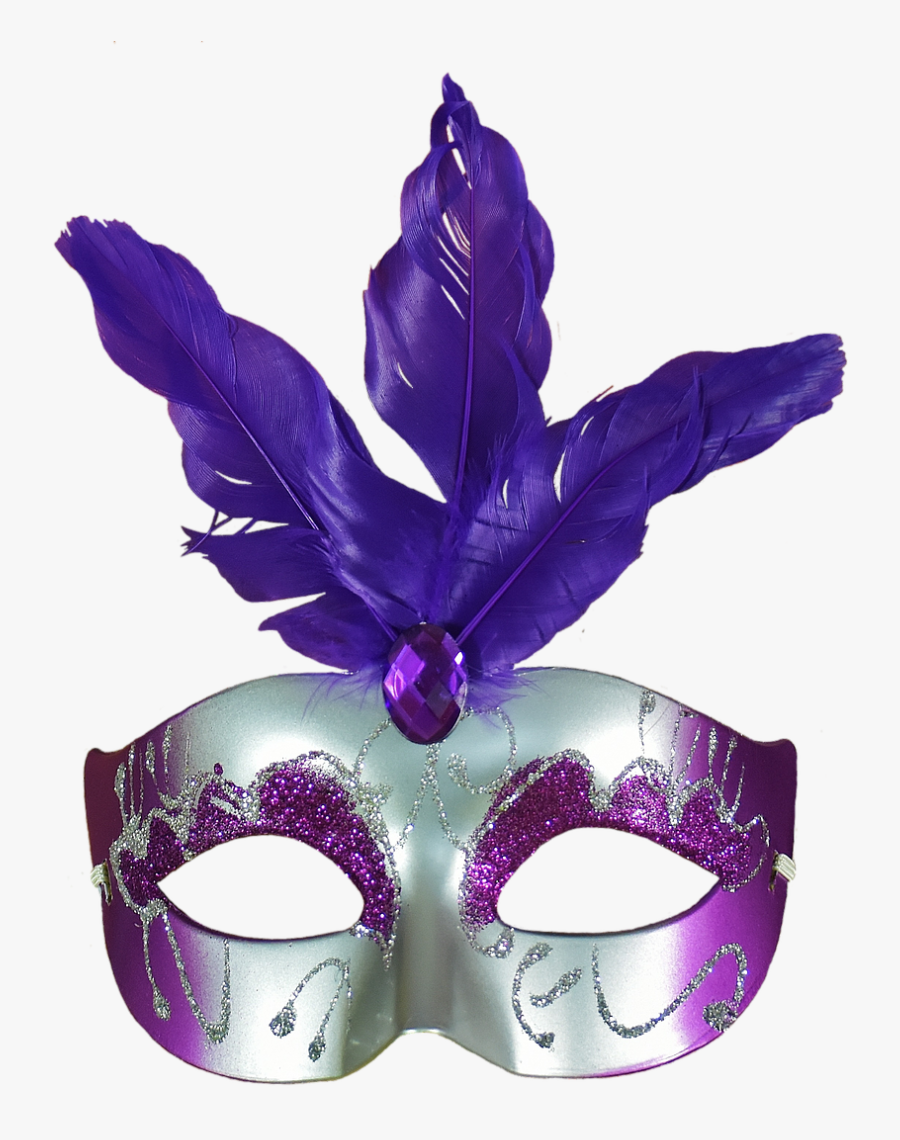 Carnival Fool-time Mask Png Image - Transparent Masquerade Mask Black, Transparent Clipart